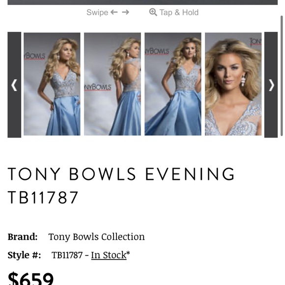 Tony Bowls Evening Gown - Picture 13 of 13